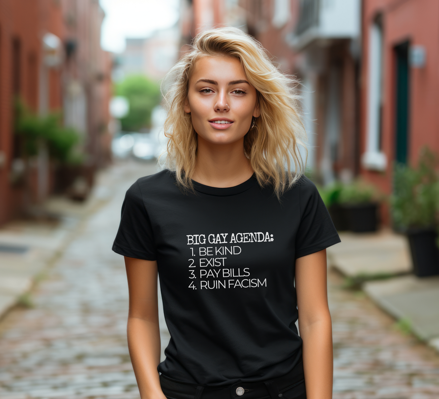 Big Gay Agenda Tee