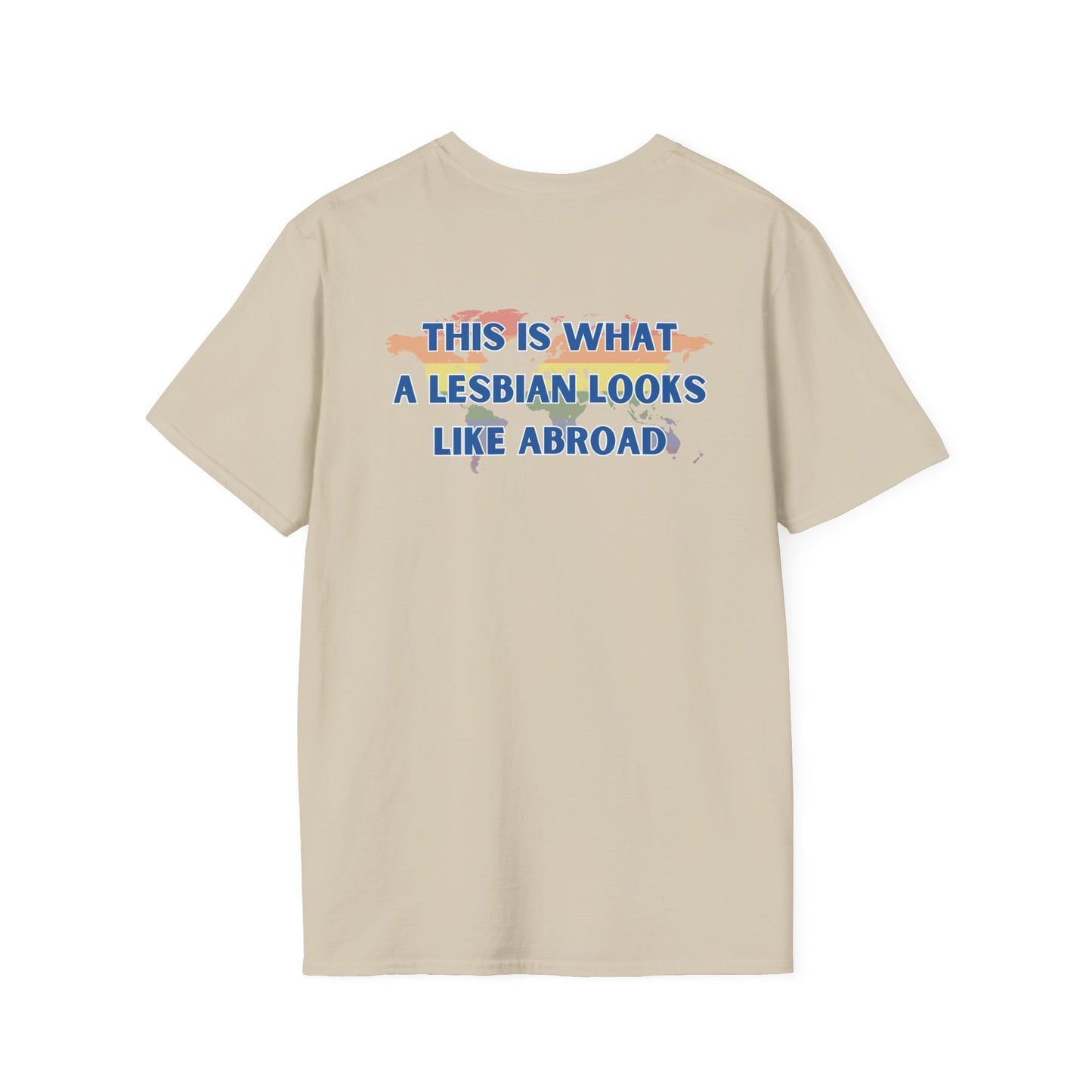 What a Lesbian Looks Like Abroad: Pride T-shirt