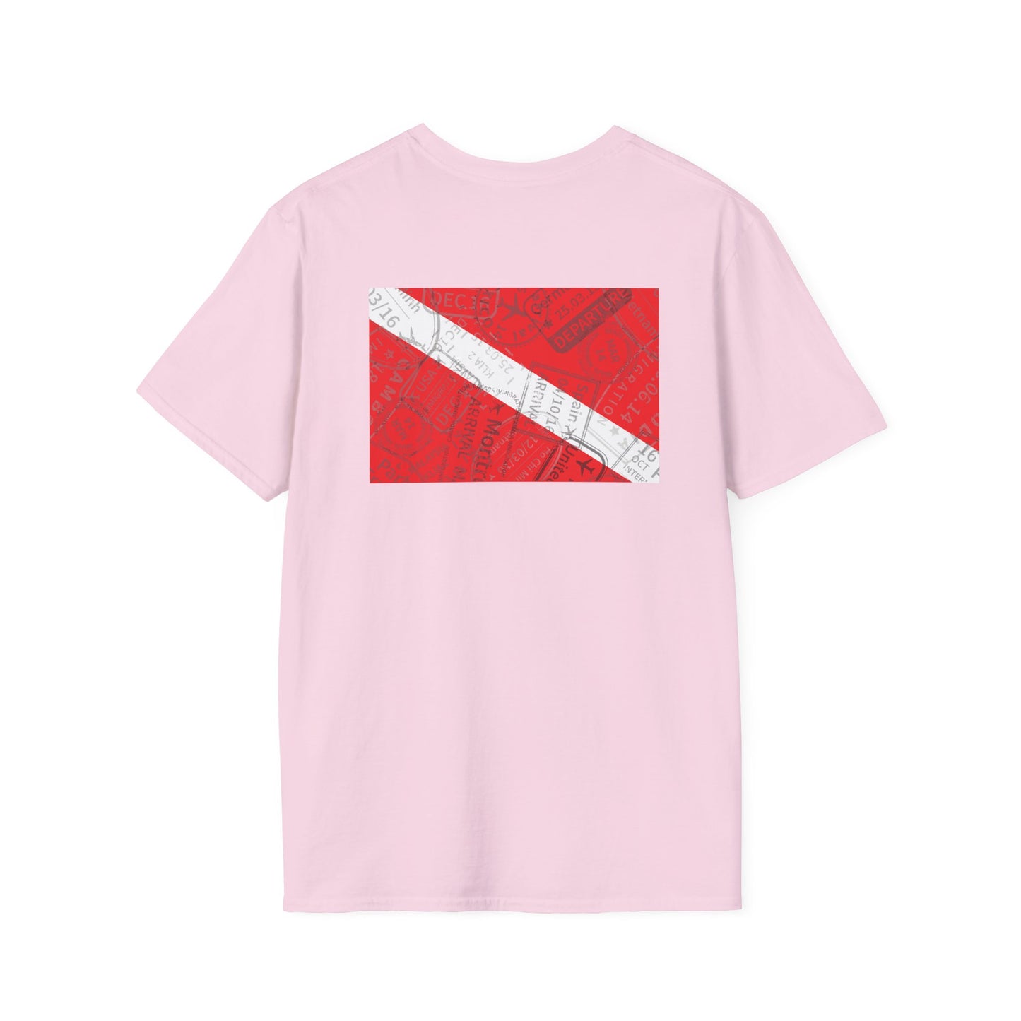 Dive Flags & Passport Stamps Tee