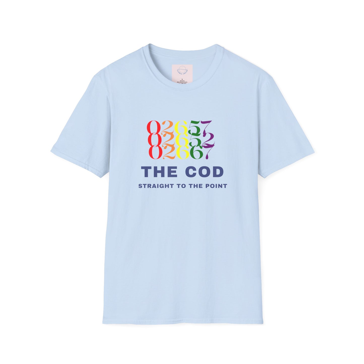 The Cod: Straight to the Point Zip Code T-shirt