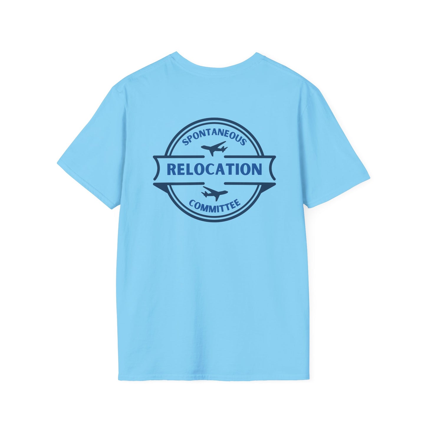 Spontaneous Relocation Club T-shirt