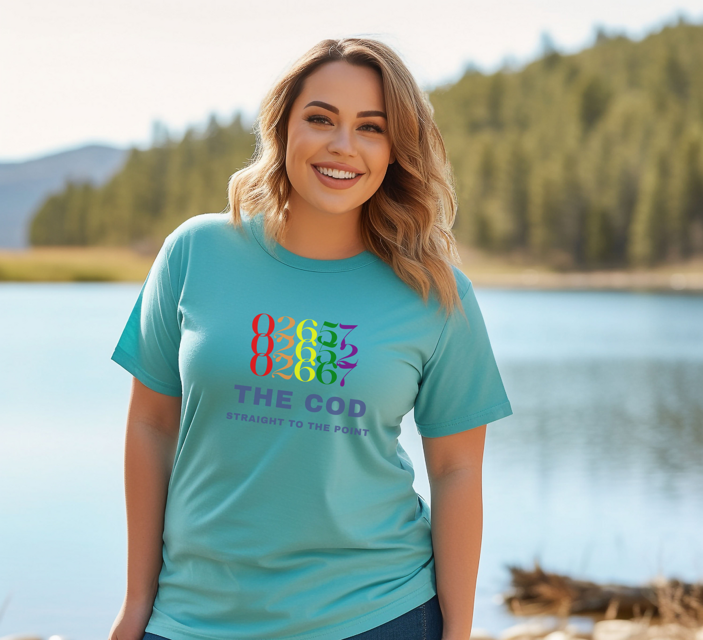 The Cod: Straight to the Point Zip Code T-shirt