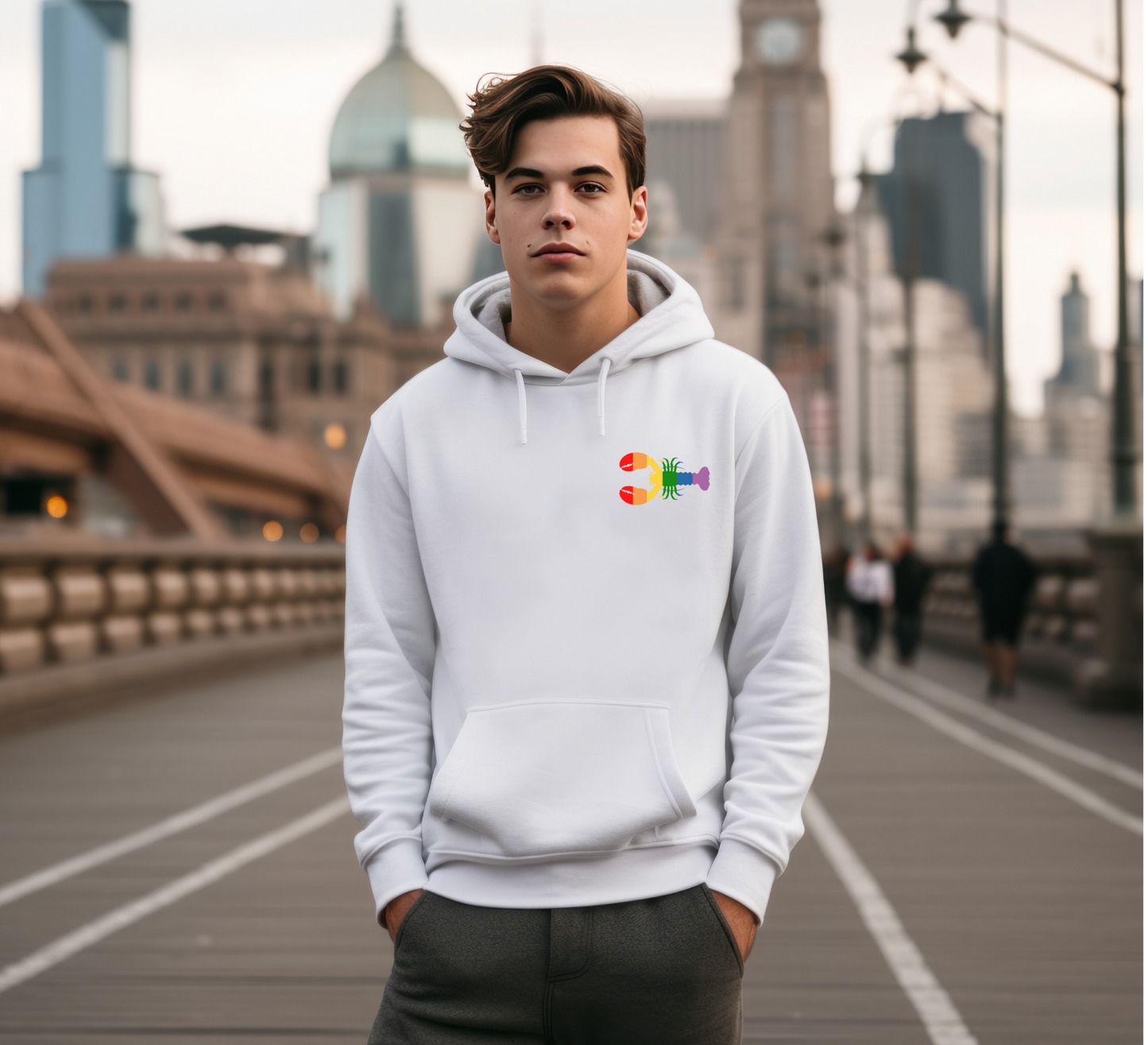 Rainbow Lobster Hoodie: The Cod Edition