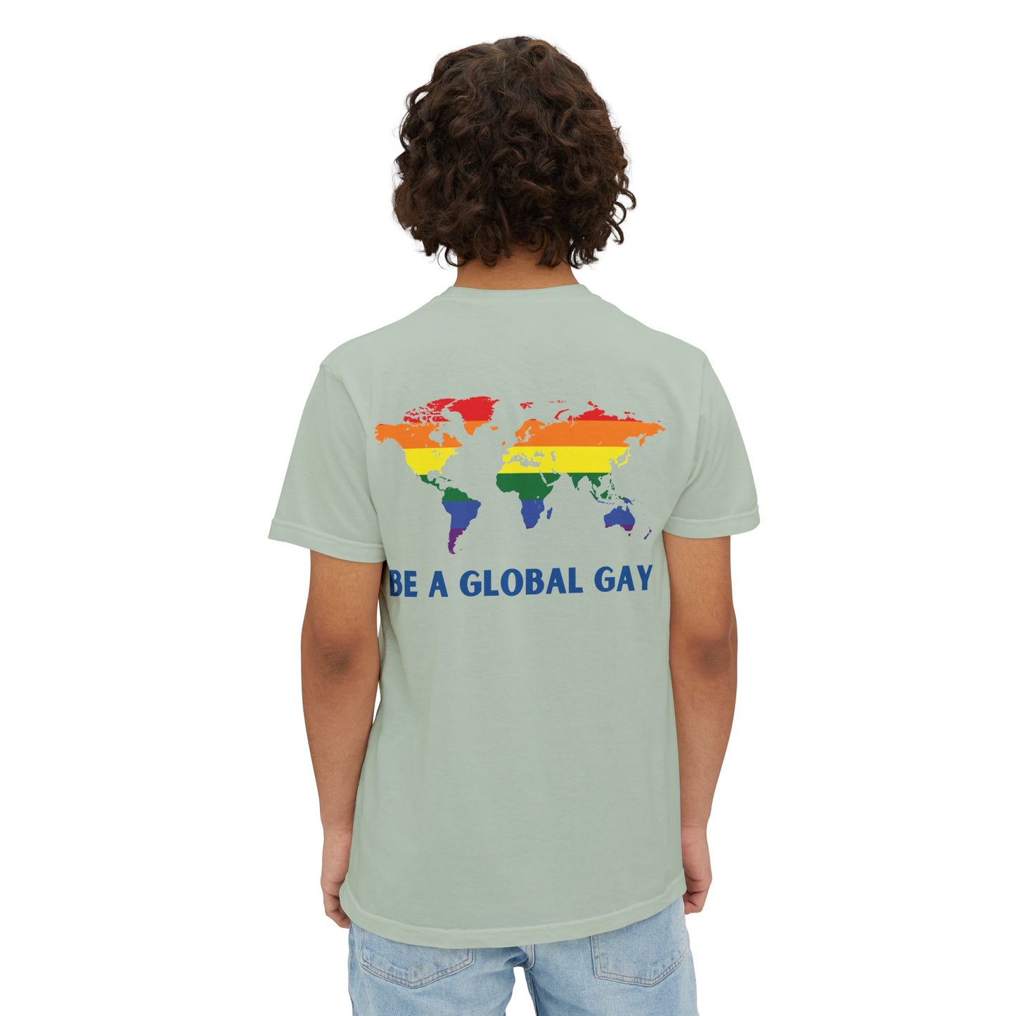 Be A Global Gay Pocket Tee