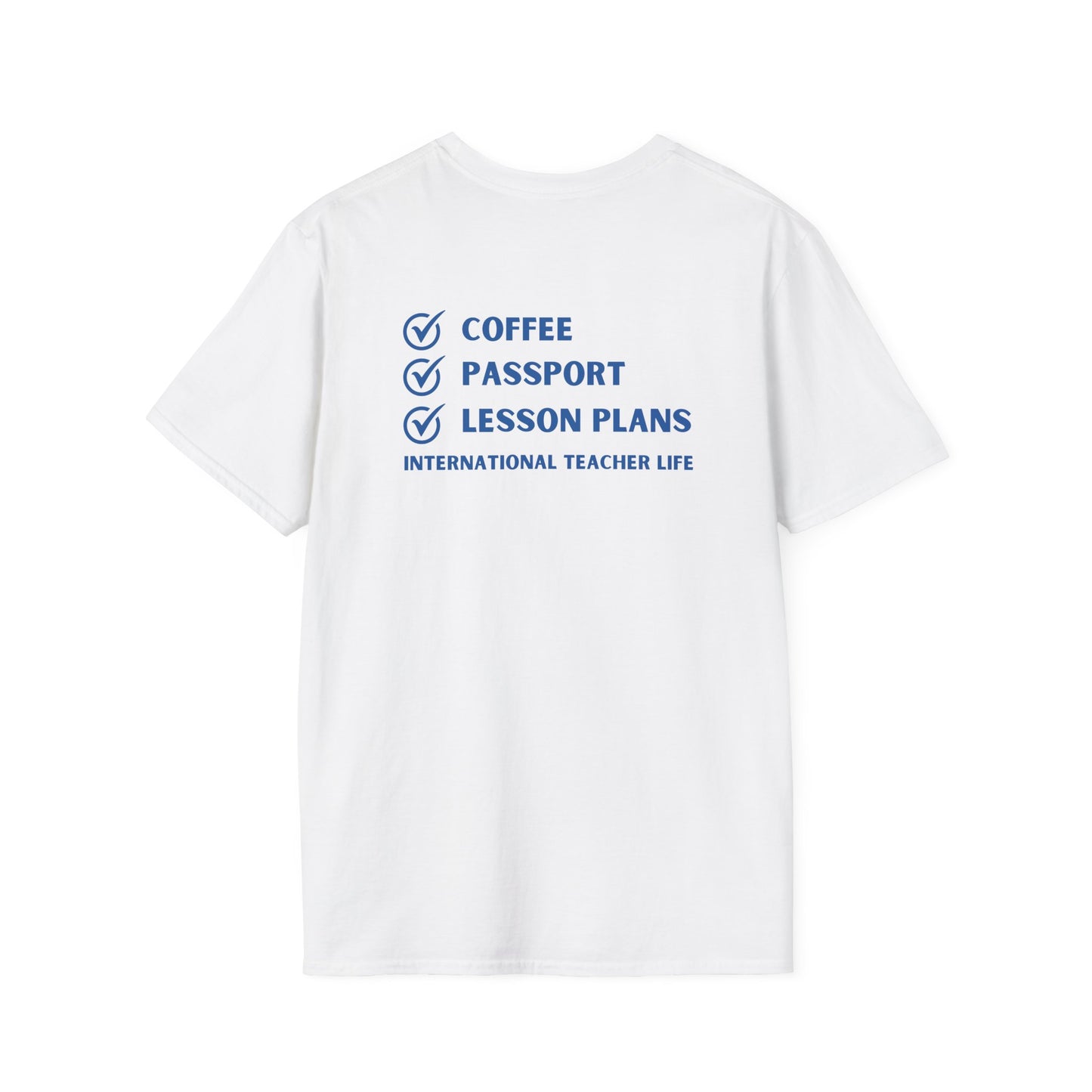 Coffee, Passport, Lesson Plans T-shirt