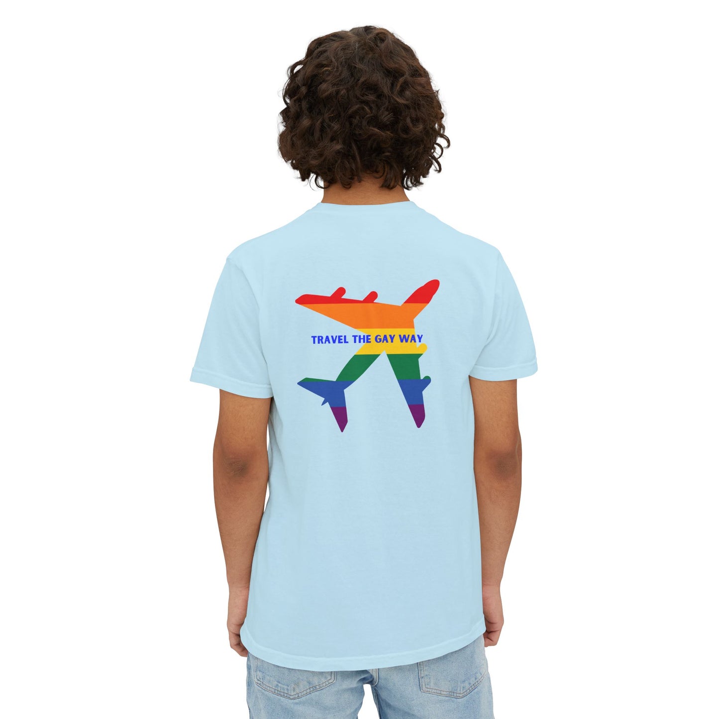 Travel the Gay Way Pocket Tee