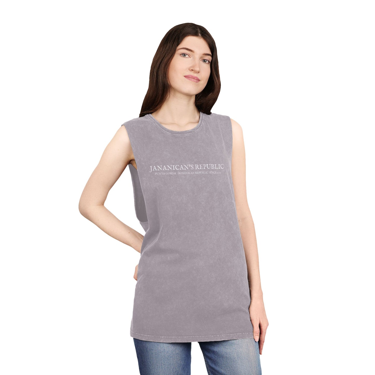 Jananican's Republic Unisex Stonewash Tank Top
