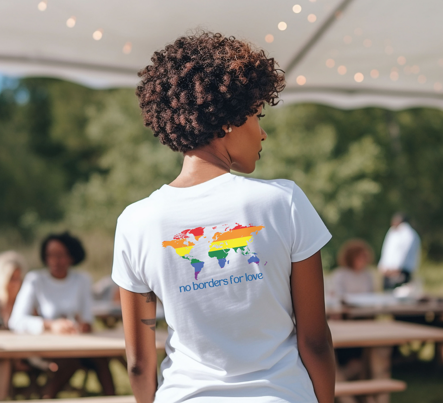 No Borders for Love: Pride T-shirt