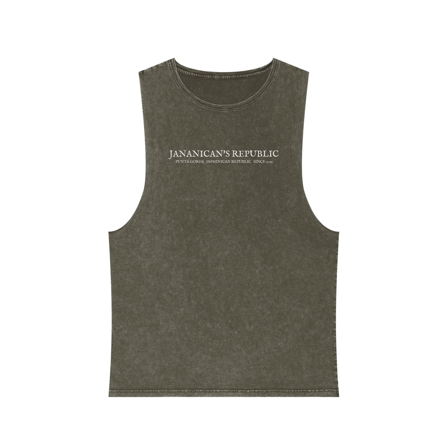 Jananican's Republic Unisex Stonewash Tank Top