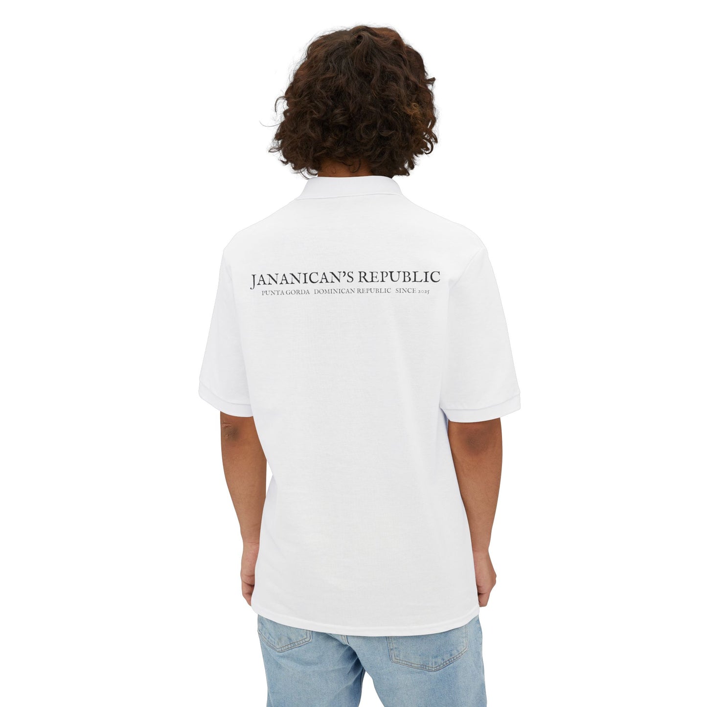 Jananican's Republic Men's Piqué Polo