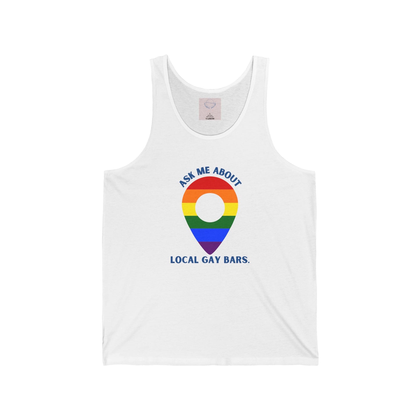 Ask Me About Local Gay Bars: Pride Travel Tank