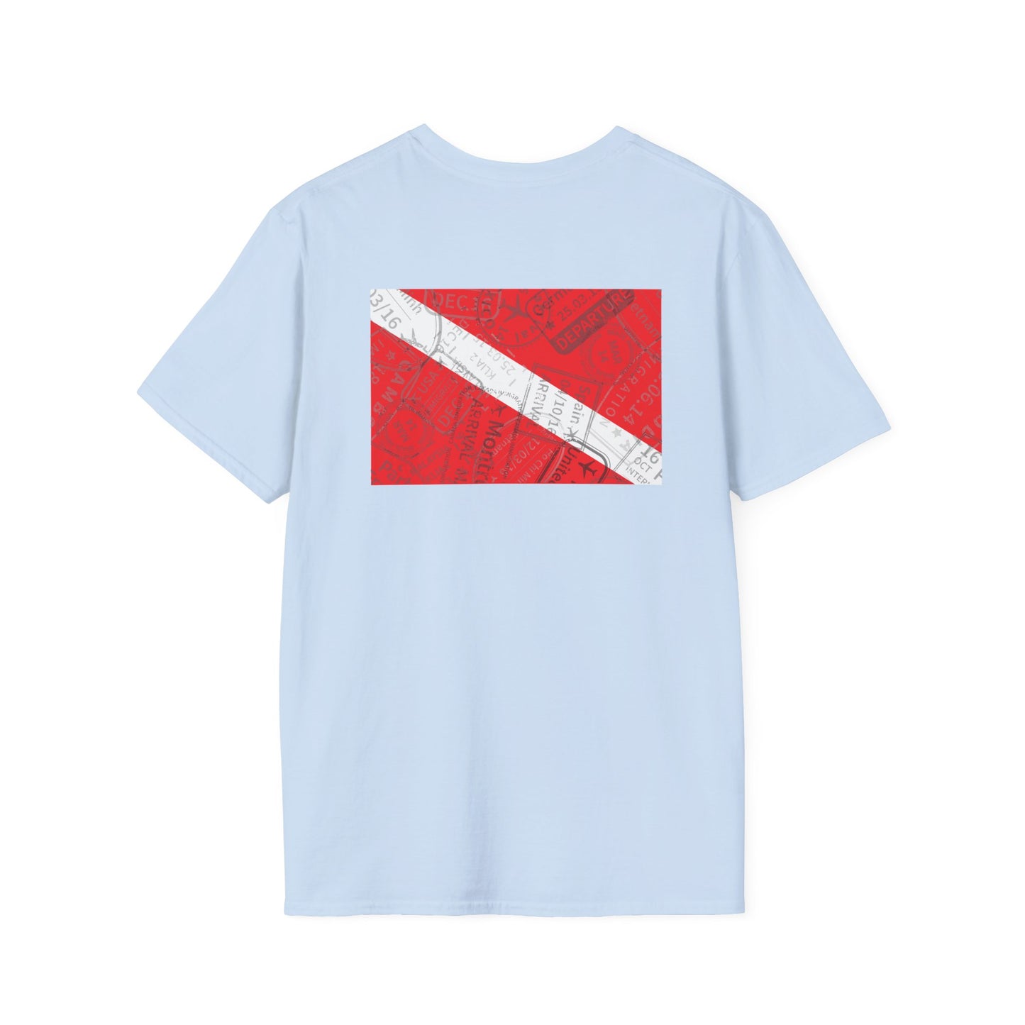 Dive Flags & Passport Stamps Tee