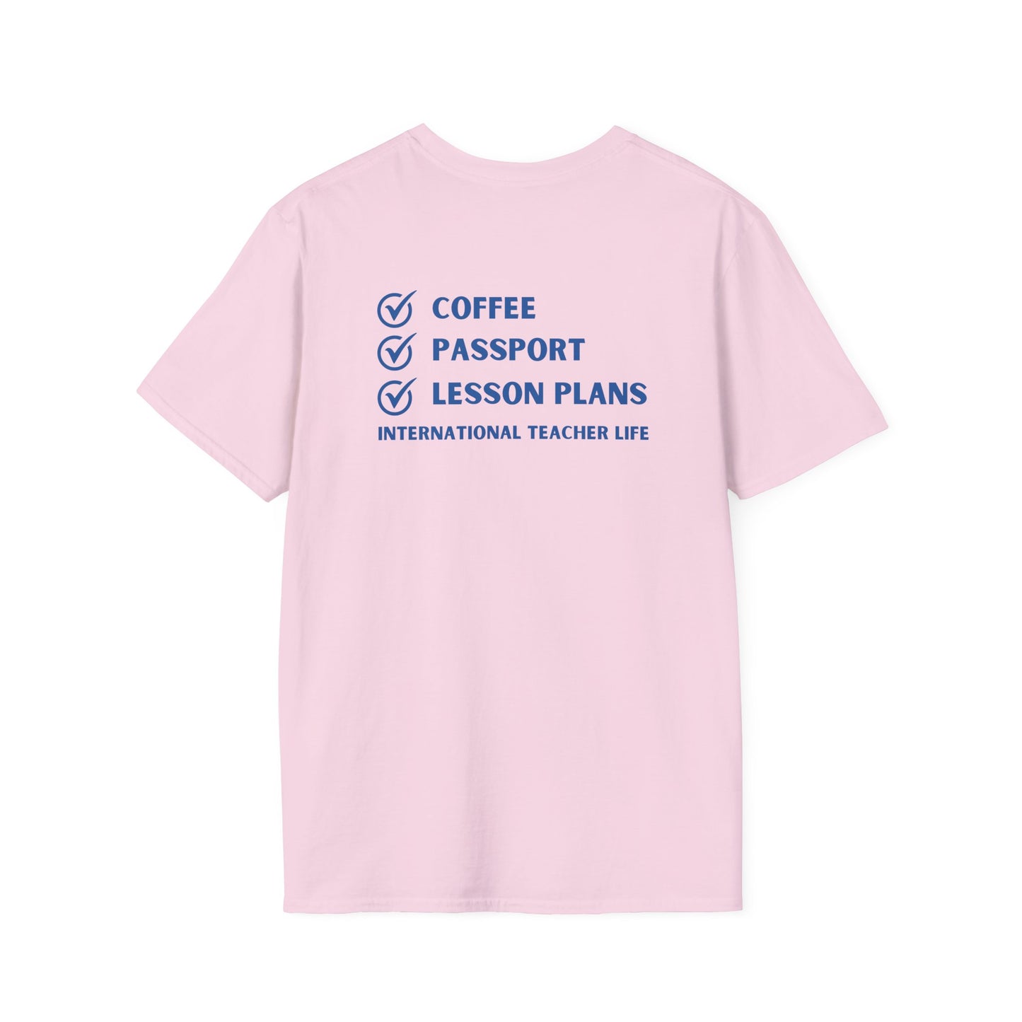 Coffee, Passport, Lesson Plans T-shirt