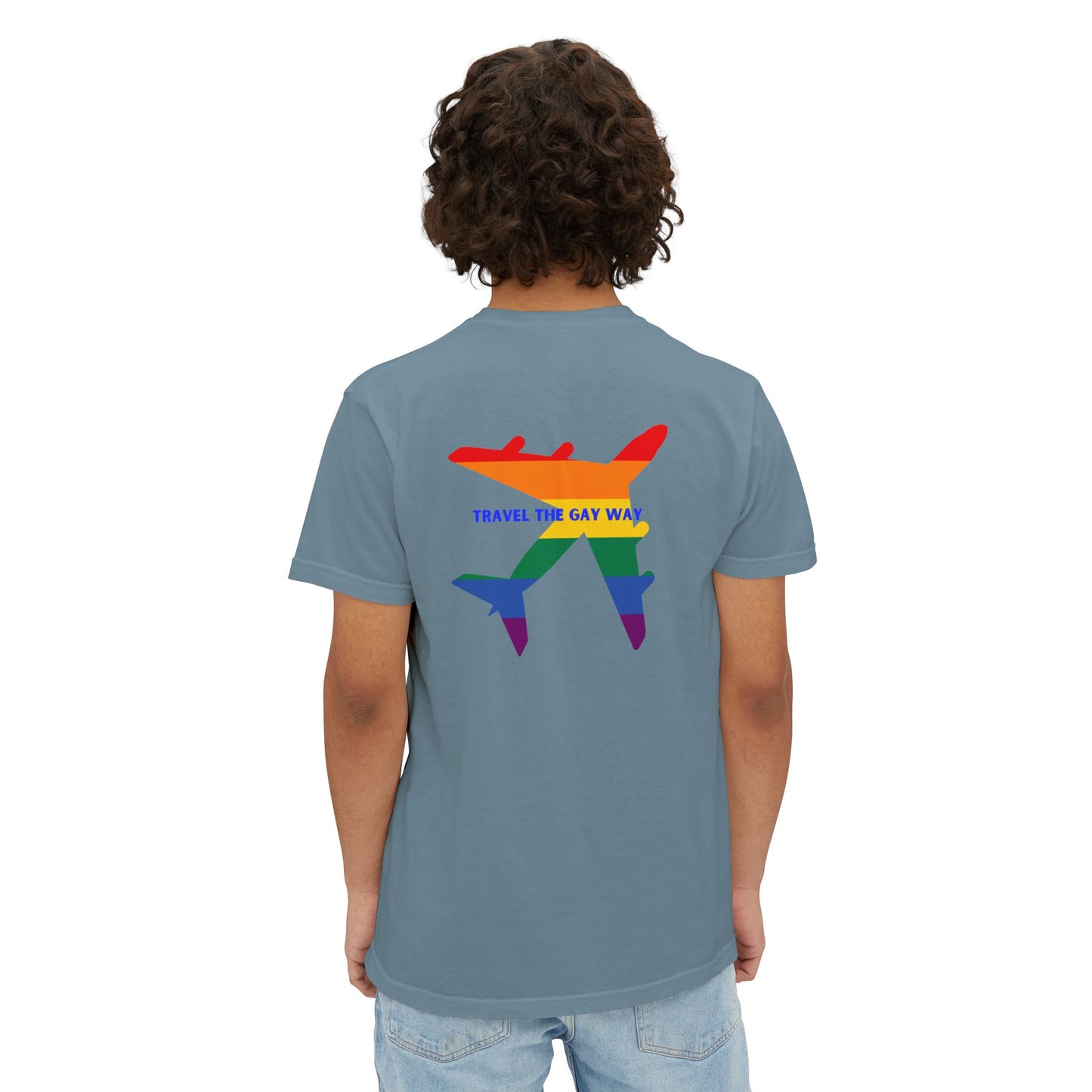 Travel the Gay Way Pocket Tee