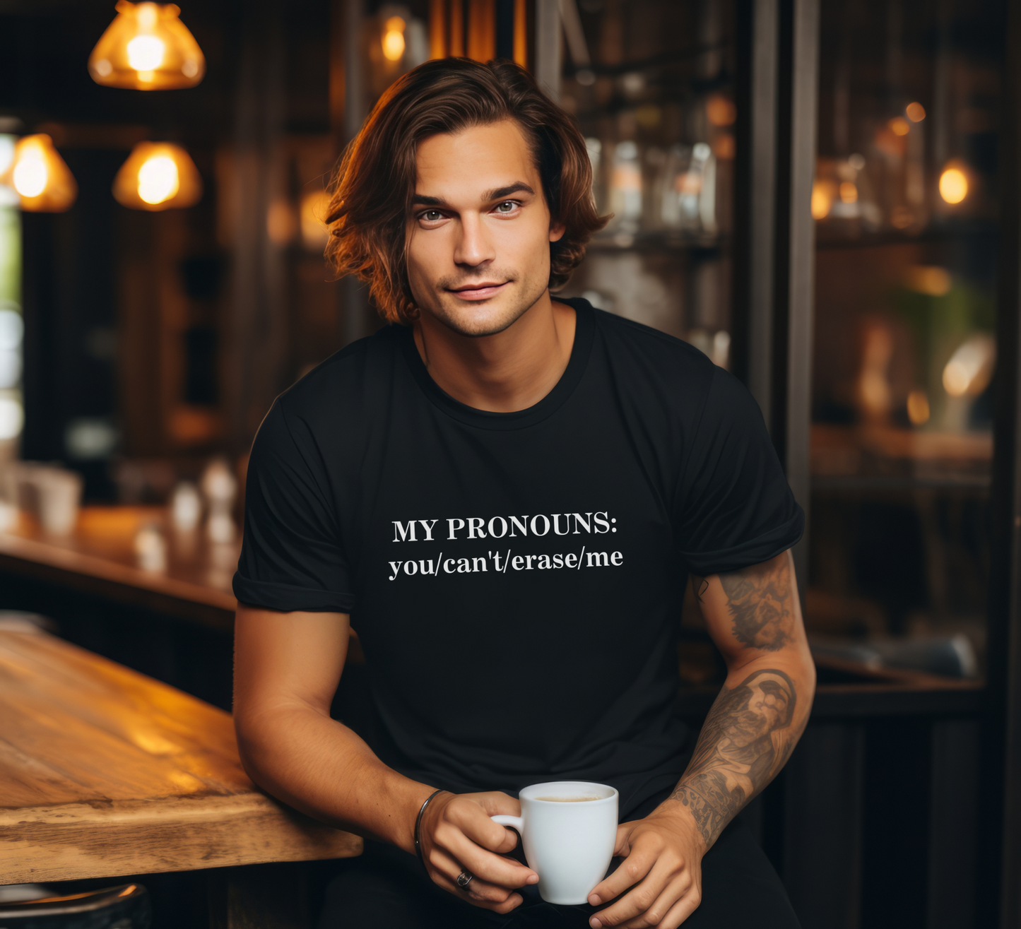 My Pronouns: You/Can't/Erase/Me Tee