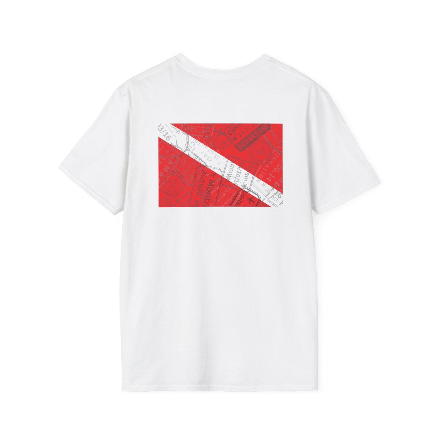 Dive Flags & Passport Stamps Tee