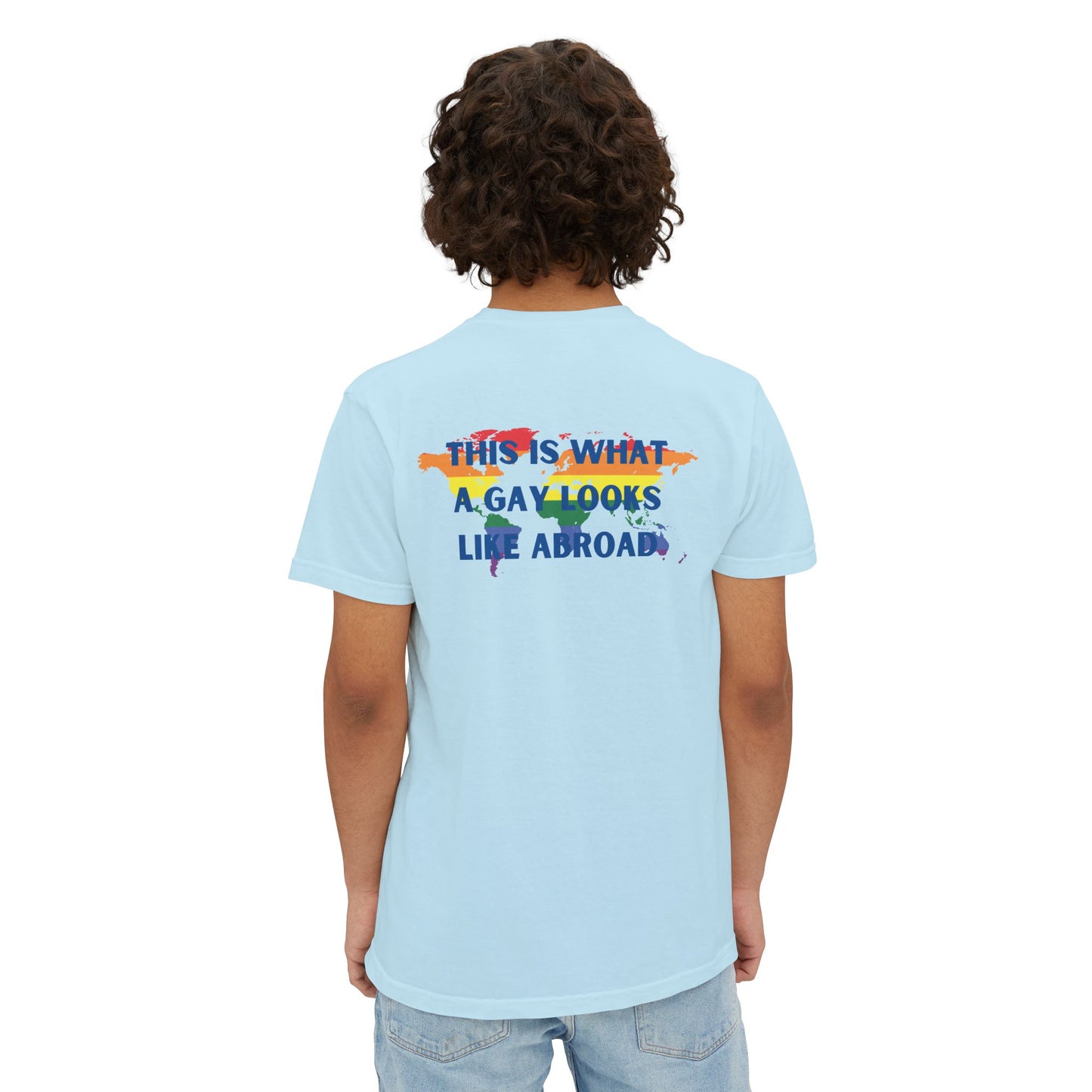 This is What a Gay Looks Like Abroad Pocket Tee