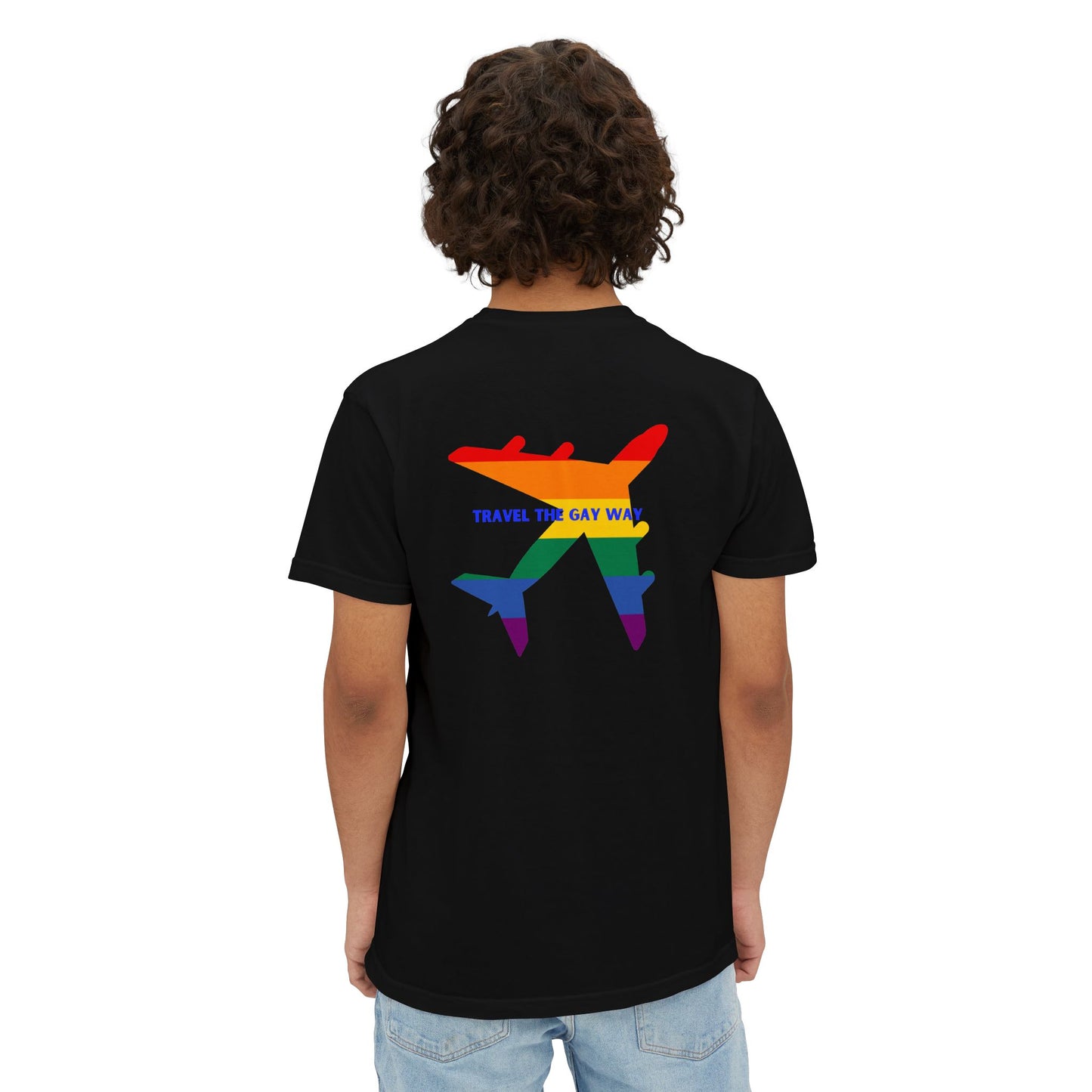 Travel the Gay Way Pocket Tee