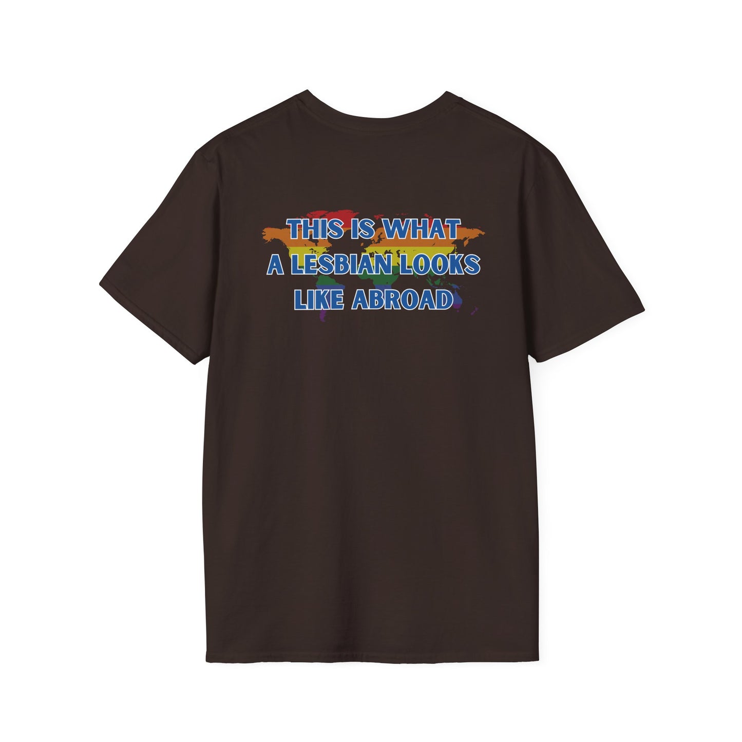 What a Lesbian Looks Like Abroad: Pride T-shirt