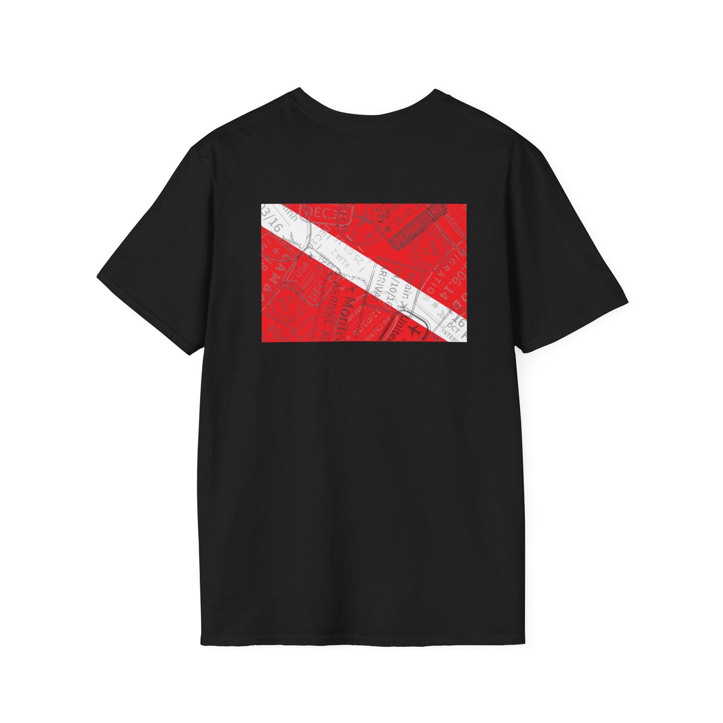 Dive Flags & Passport Stamps Tee