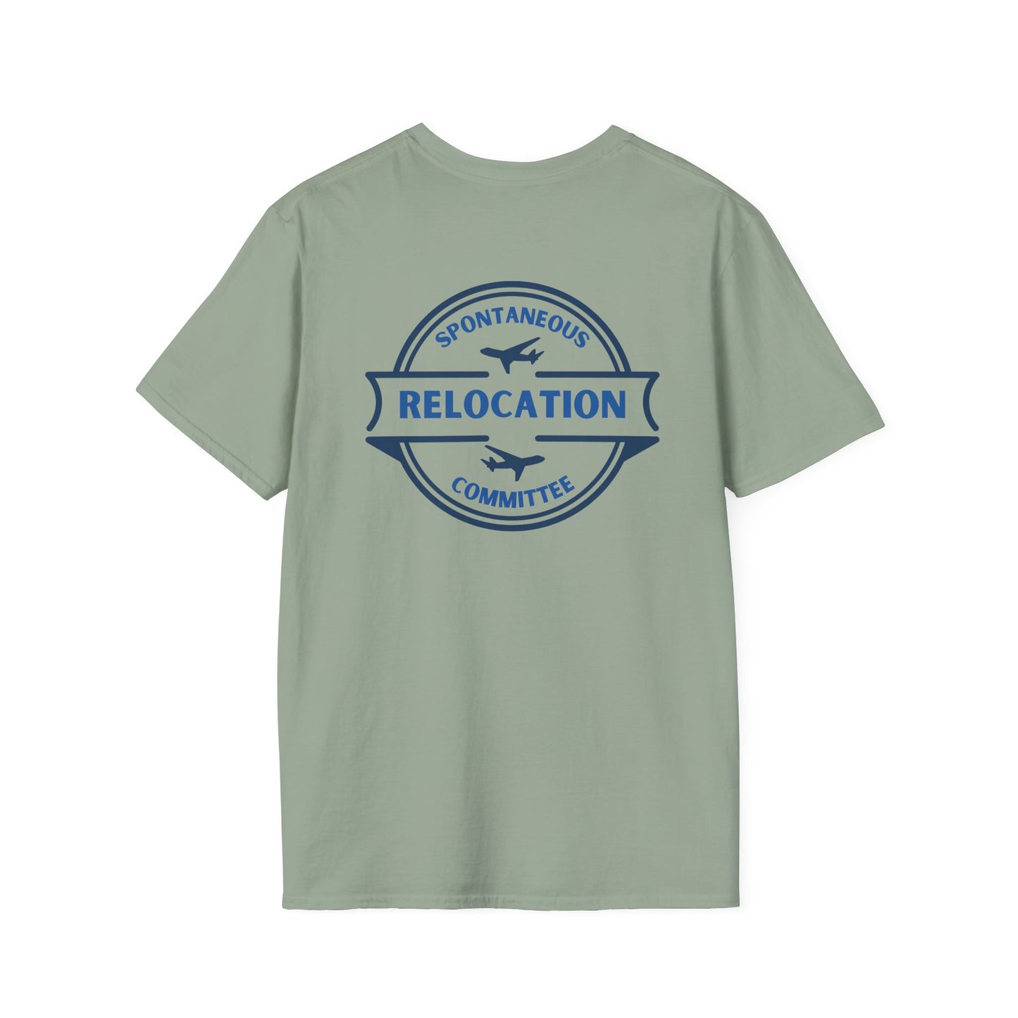 Spontaneous Relocation Club T-shirt