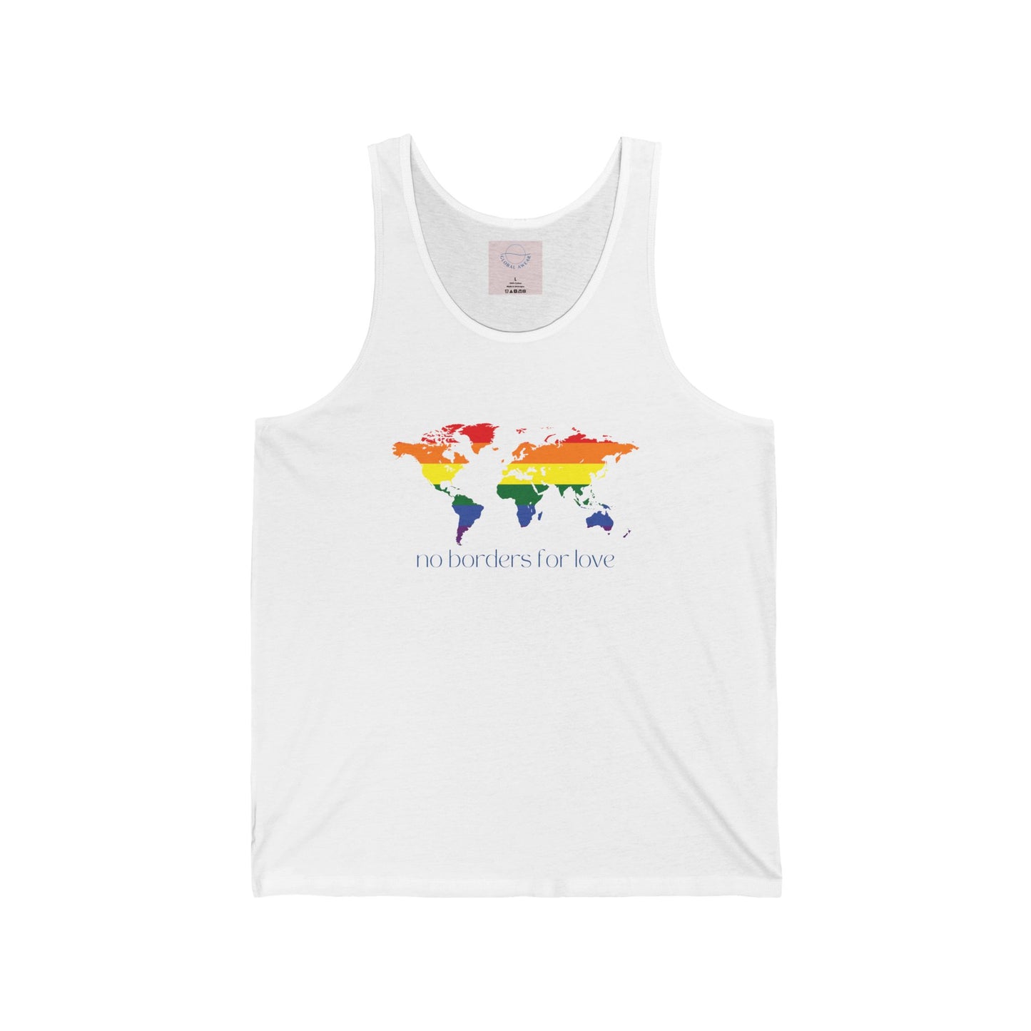 No Borders for Love: Pride Travel Tank