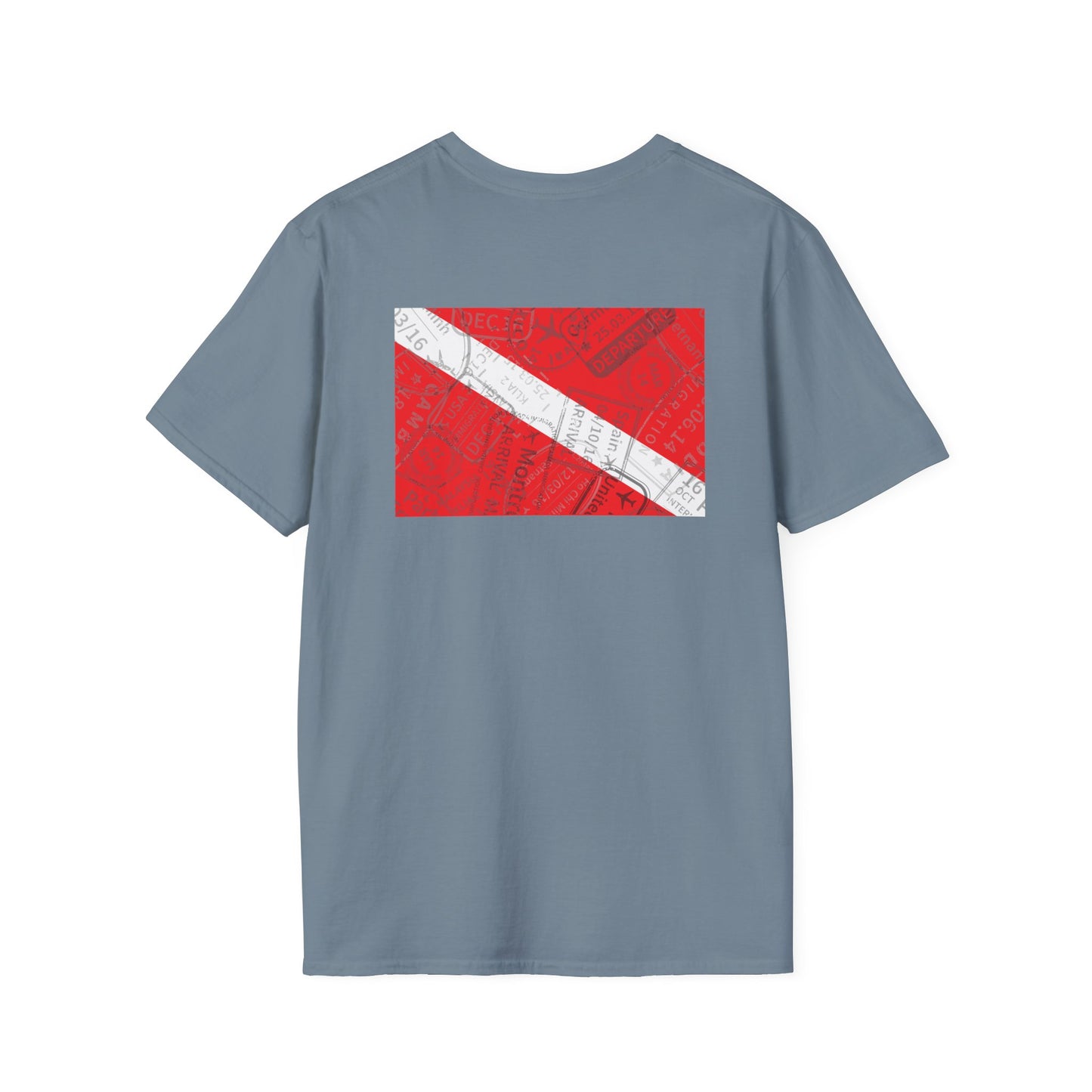Dive Flags & Passport Stamps Tee