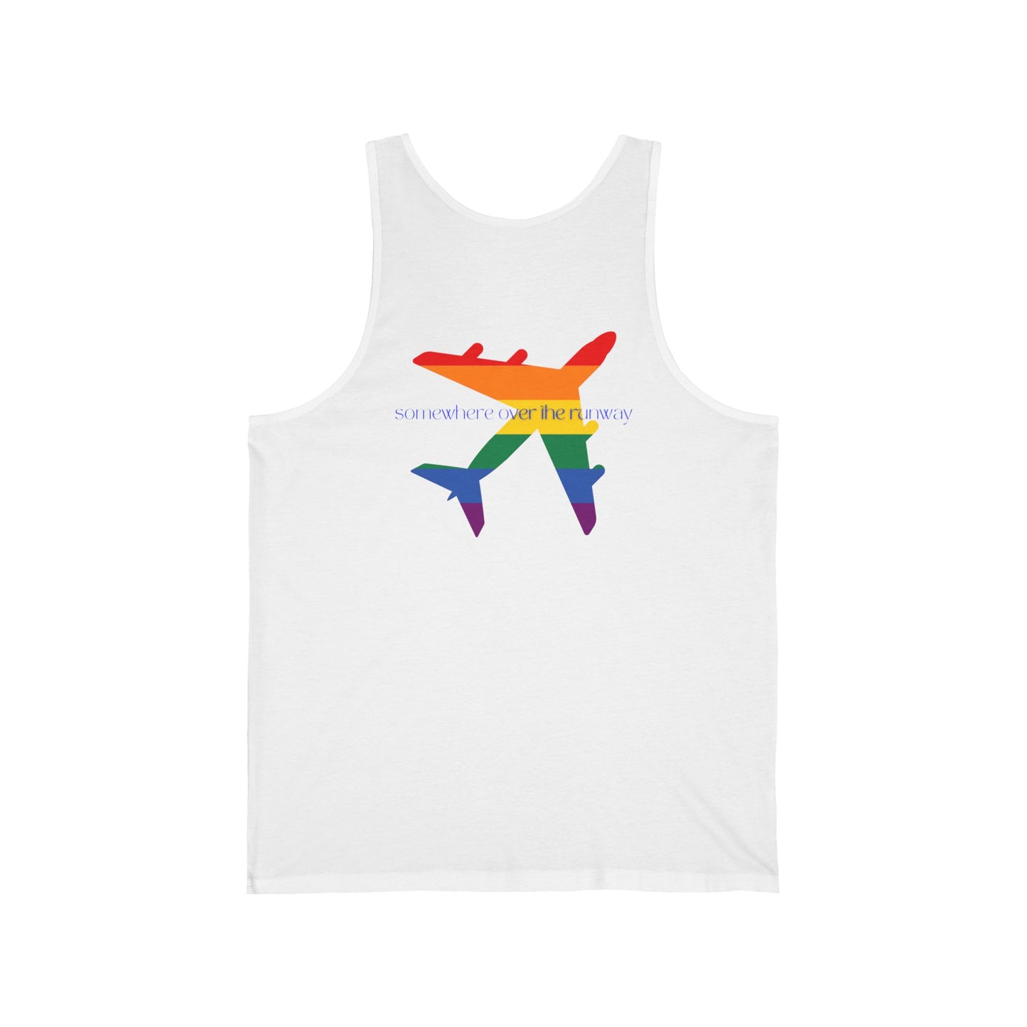 Somewhere Over the Runway: Pride Travel Tank