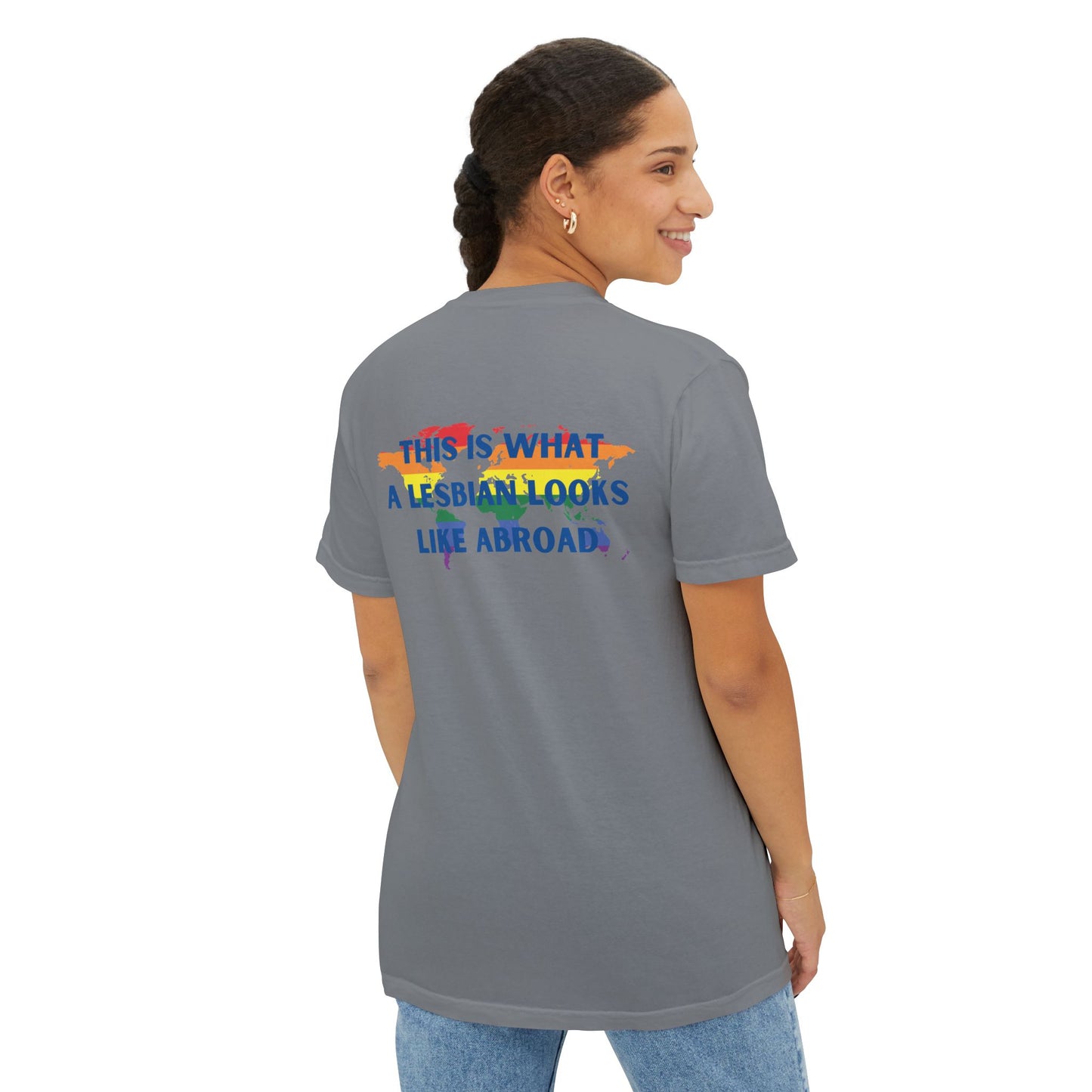 This is What a Lesbian Looks Like Abroad Pocket Tee
