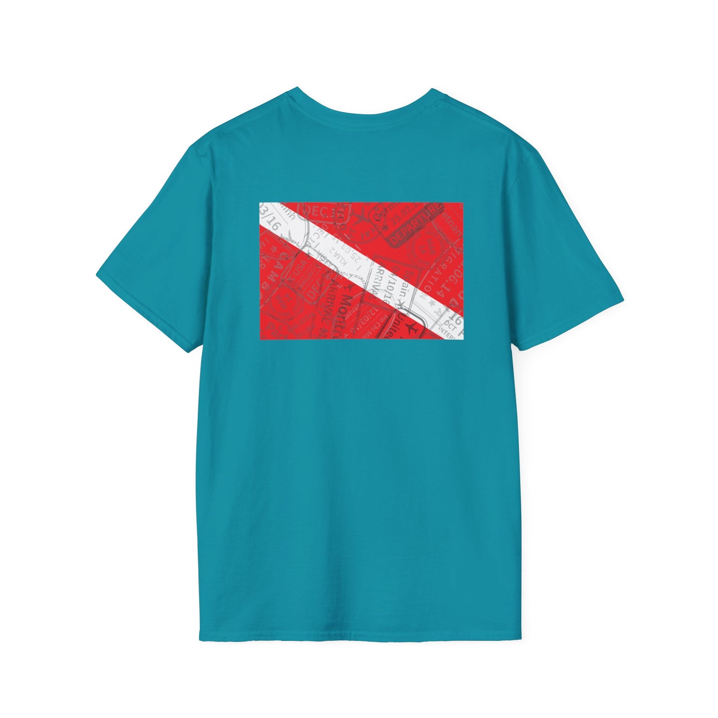 Dive Flags & Passport Stamps Tee