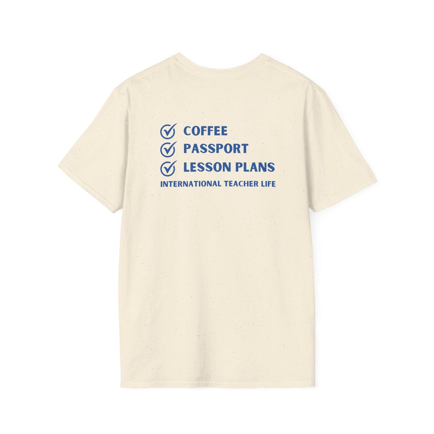 Coffee, Passport, Lesson Plans T-shirt