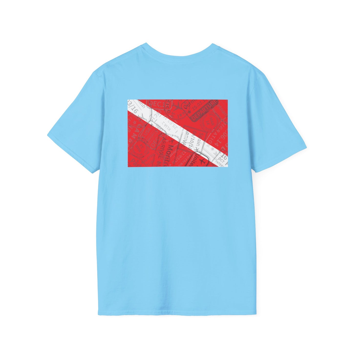 Dive Flags & Passport Stamps Tee