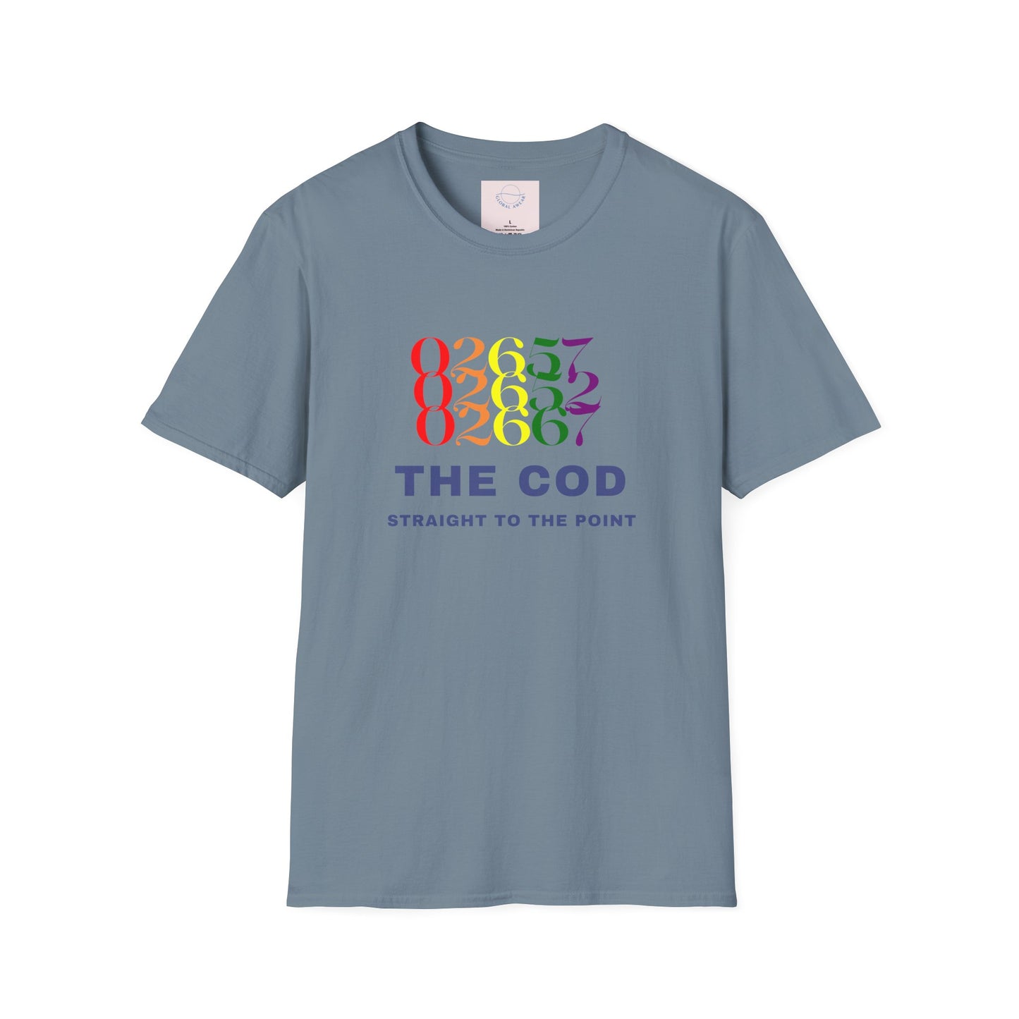 The Cod: Straight to the Point Zip Code T-shirt