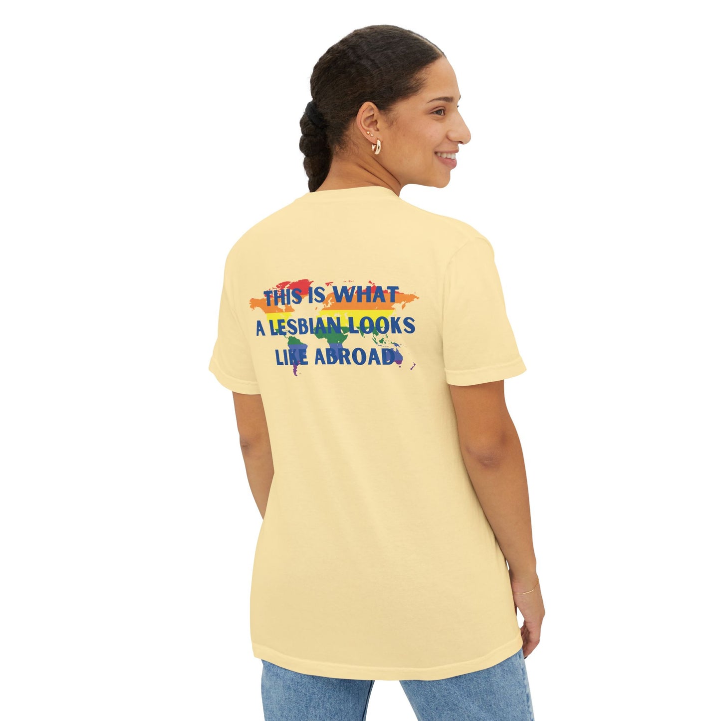 This is What a Lesbian Looks Like Abroad Pocket Tee