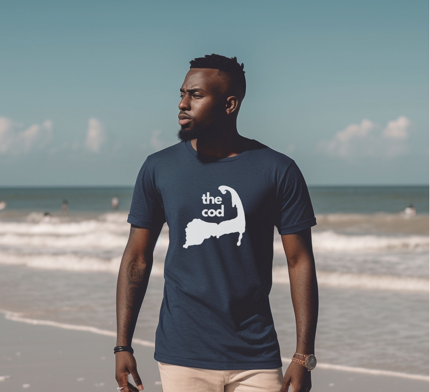 The Cod: Minimalist Map T-shirt