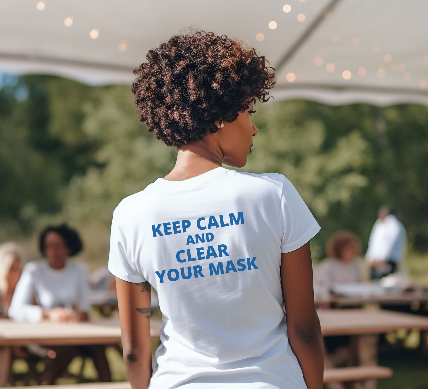 Keep Calm & Clear Your Mask Tee