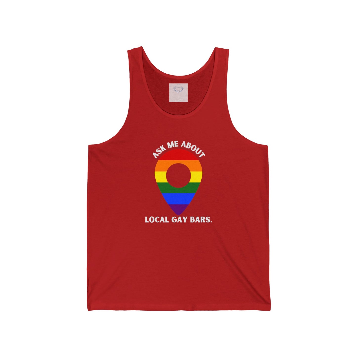 Ask Me About Local Gay Bars: Pride Travel Tank