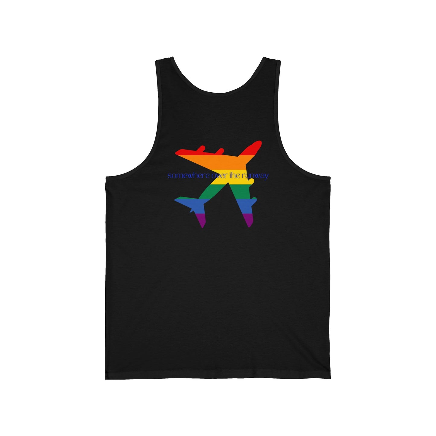 Somewhere Over the Runway: Pride Travel Tank