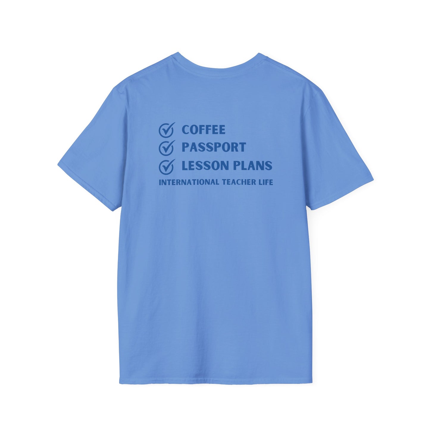 Coffee, Passport, Lesson Plans T-shirt