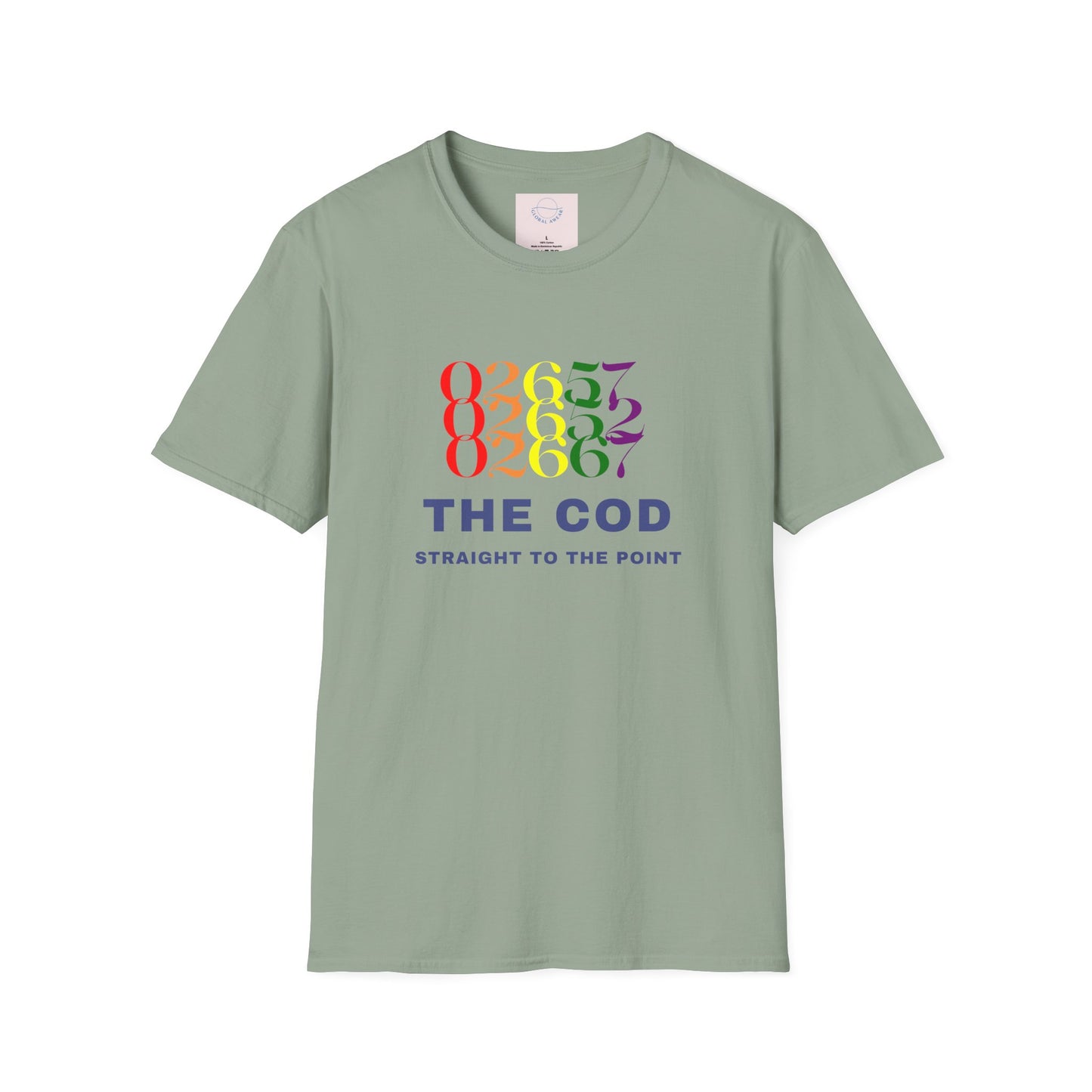 The Cod: Straight to the Point Zip Code T-shirt