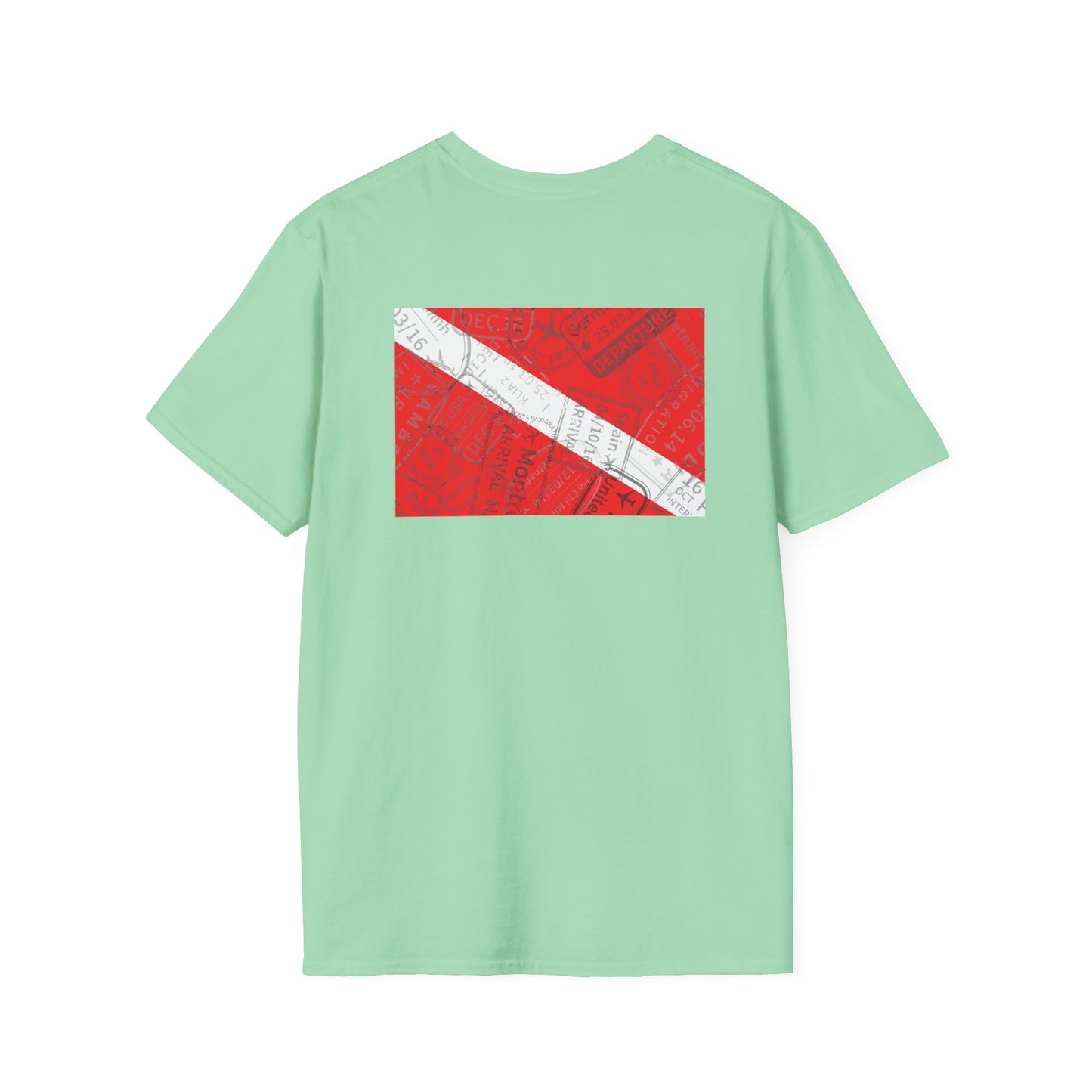 Dive Flags & Passport Stamps Tee