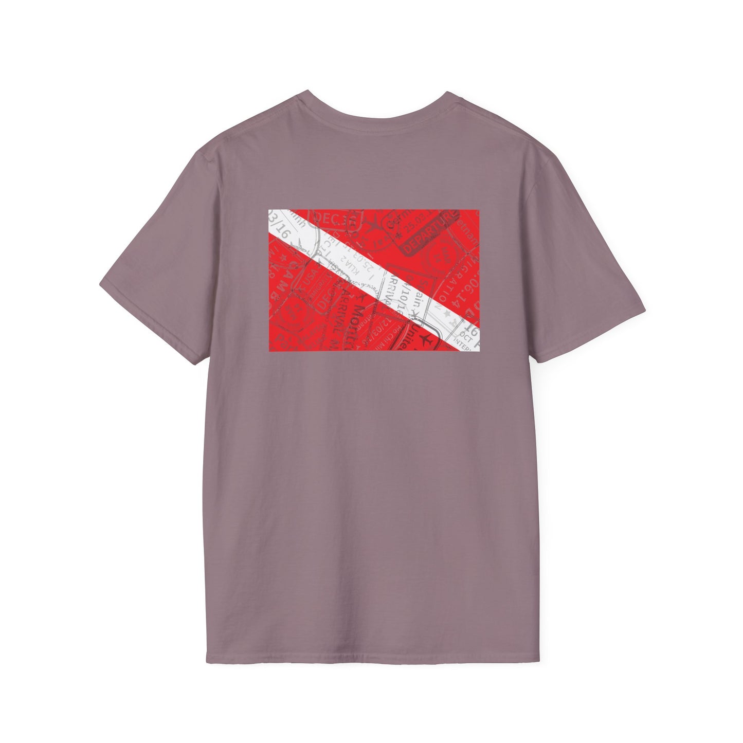 Dive Flags & Passport Stamps Tee